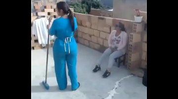 Horny Camgirl Strips Employee